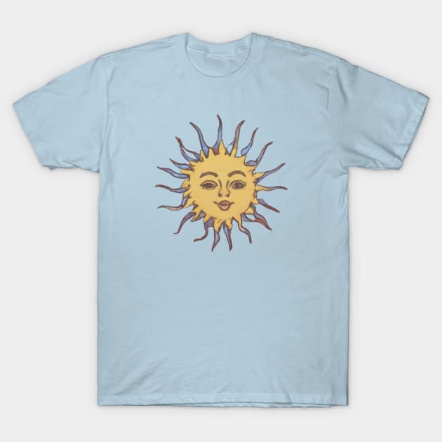 Sunny face T-Shirt by retroprints